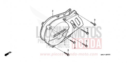 PANNEAU CARTER-MOTEUR G. XR100R3 de 2003